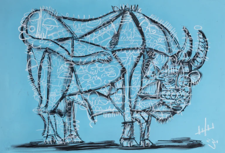 African Bull after Picasso